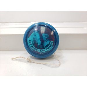 Roy Rogers And Trigger Round Up King Blue Yoyo Vintage Full String Scottsbluff